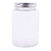 Glass canister with lid